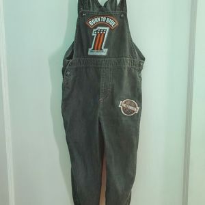 Harley Davidson toddler overalls